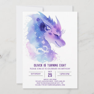 Boy's Dragon Quest: Birthday Invitation