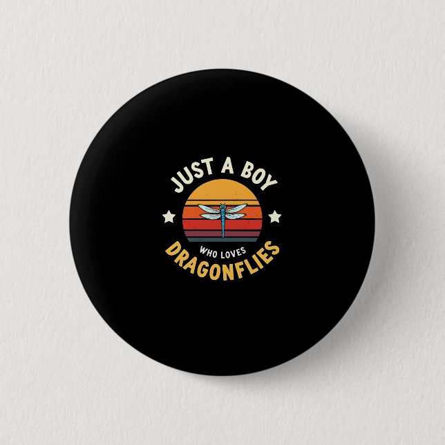 Boys Dragonfly (2) Button (Front)