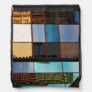 Boy's Drawstring Backpack Teals