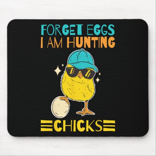 Boys Easter Outfit Forget Eggs Im Hunting Chicks  Mouse Pad