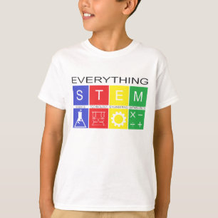 Boys Everything STEM T-Shirt with Black Text