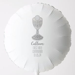 Boys First Holy Communion Decor Balloon