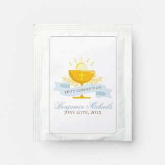Boys First Holy Communion Personalized Tea Bag Drink Mix