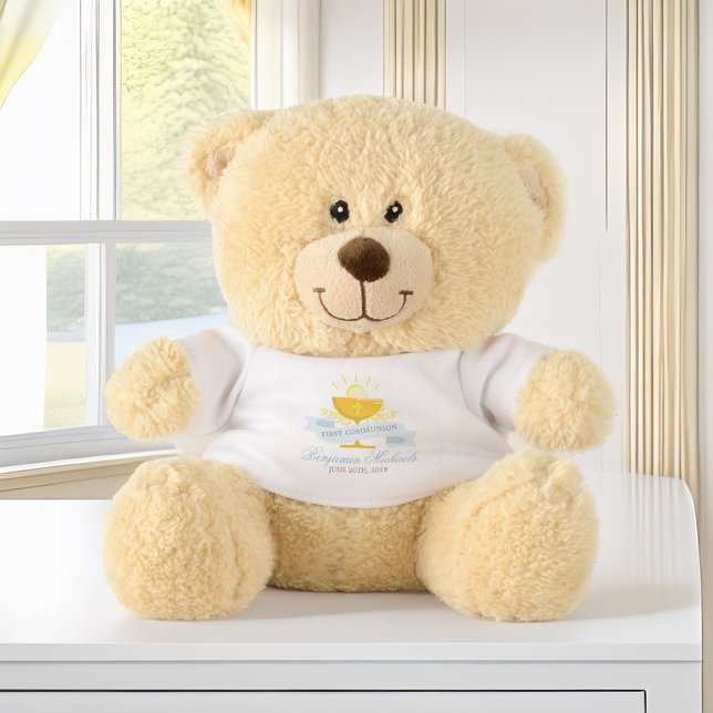 Boys First Holy Communion Personalized Teddy Bear (Creator Uploaded)