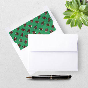 Boys Football First Year Down 1st Birthday Party Envelope Liner