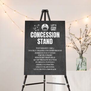 Boys Football First Year Down 1st Birthday Party Foam Board