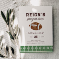 Boy's Football First Year Down 1st Birthday Party