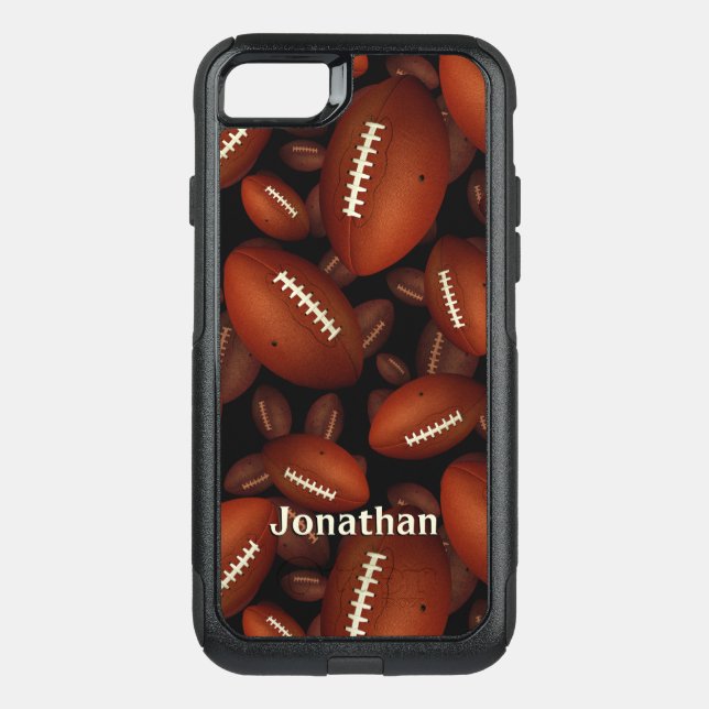 Boys' football otterbox iPhone case (Back)