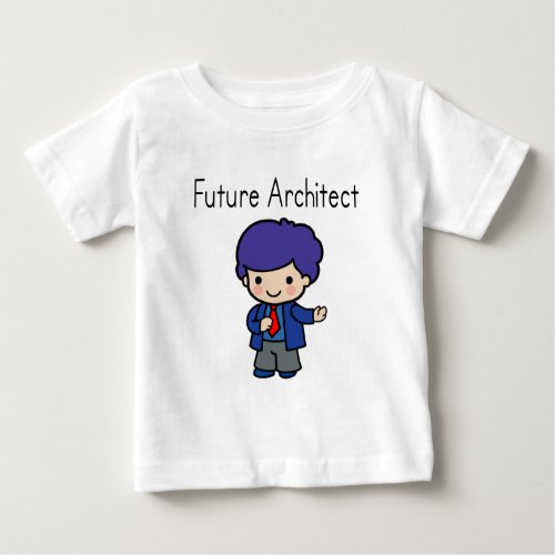 Boys Future Architect Baby T_Shirt