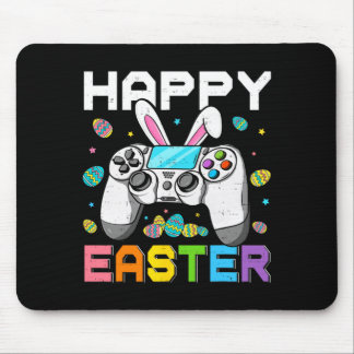 Boys gamer happy easter day video games bunny gami mouse pad