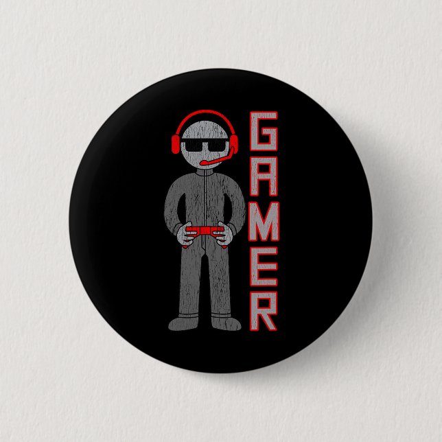 Boys Gift For The Best Video Game Player.  Button (Front)