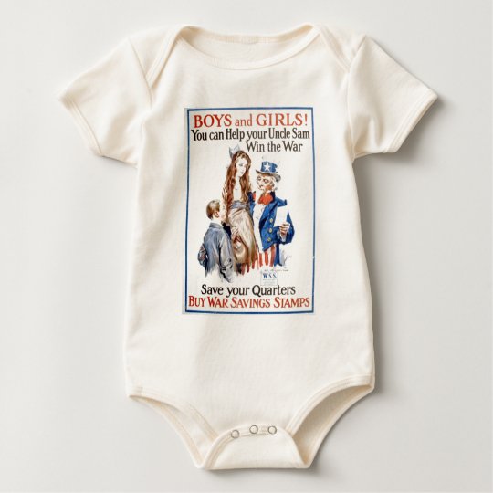 Boys,Girls And Uncle Sam Baby Bodysuit