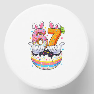 Boys Girls Easter Eggs Funny Bunny Six Seven 67 Me Mini Candle Favors