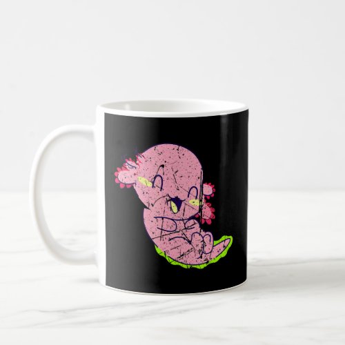 Boys Girls Kids Cute Amphibian Axolotl Grunge Desi Coffee Mug