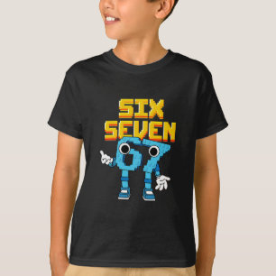 Boys Girls Kids Italian Brainrot Meme 67 Six Seven T-Shirt
