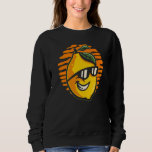 Boys Girls Lemon Sunglasses Cool Sweatshirt
