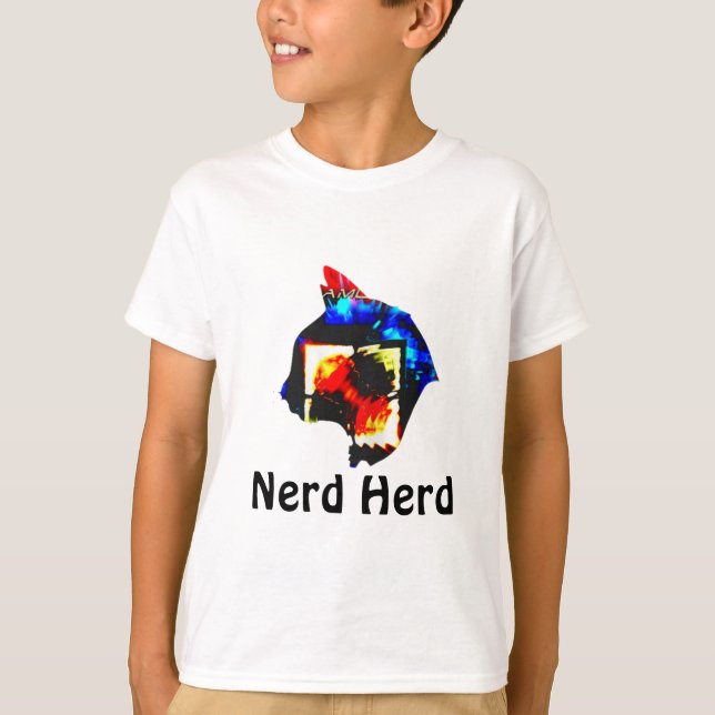 Boys & Girls  Nerd Herd T-Shirt (Front)