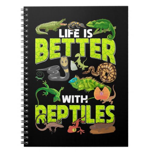 Boys Girls Reptiles Lizard Gecko Bearded Dragon Notebook