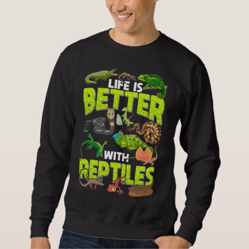 Boys Girls Reptiles Lizard Gecko Bearded Dragon Sweatshirt