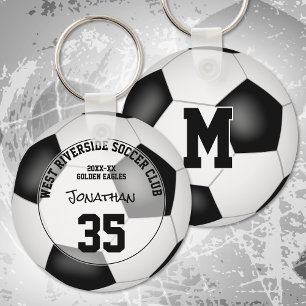 boys girls soccer team gifts under 10 keychain