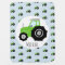 Boy's Green Tractor Pattern and Name