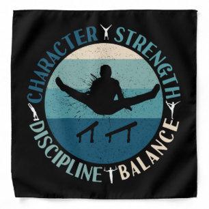 Boys Gymnastics Character Strength Discipline Bandana