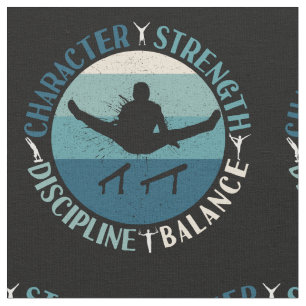 Boys Gymnastics Character Strength Discipline Fabric