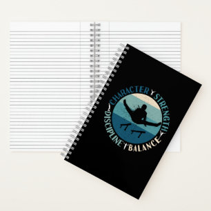 Boys Gymnastics Character Strength Discipline Notebook