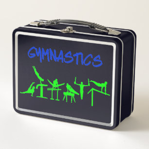 Boys Gymnastics Events Metal Lunchbox