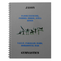 Boys Gymnastics Events Notebook