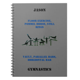 Boys Gymnastics Events Notebook