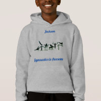 Boy's Gymnastics - Gymnastics is Awesome Hoodie