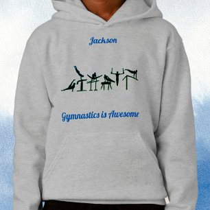 Boy's Gymnastics - Gymnastics is Awesome Hoodie