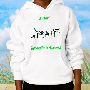 Boy's Gymnastics - Gymnastics is Awesome Hoodie