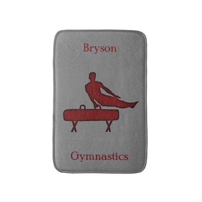 Boys Gymnastics / Men's Gymnastics Bath Mat (Front Vertical)