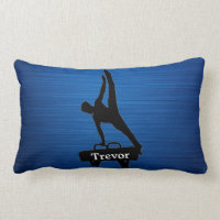 Boys Gymnastics Personalized Throw Pillow