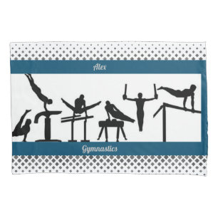 Boys Gymnastics Pillowcase with Name