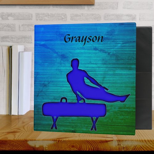 Boys Gymnastics Pommel Horse School Binder