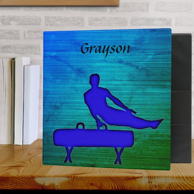 Boys Gymnastics Pommel Horse School Binder (Creator Uploaded)