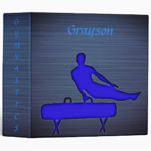 Boys Gymnastics Pommel Horse School Binder