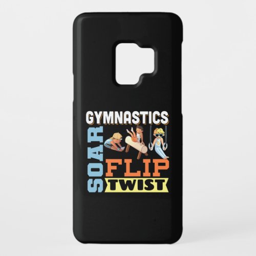 Boys Gymnastics Quote _ Soar Flip Twist  Case_Mate Samsung Galaxy S9 Case
