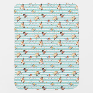 Boys Gymnastics Rings Parallel Bars Pommel Horse Baby Blanket