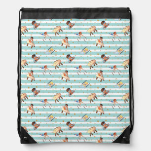 Boys Gymnastics Rings Parallel Bars Pommel Horse  Drawstring Bag