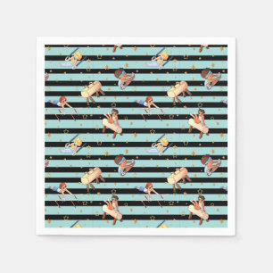 Boys Gymnastics Rings Parallel Bars Pommel Horse Napkins
