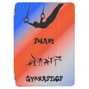 Boys Gymnastics Rings Patriotic Red White Blue    iPad Air Cover