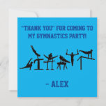 BOYS GYMNASTICS "THANK YOU" CARD