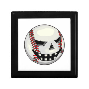 Boys Halloween Jack O Lantern Baseball Player Gift Box