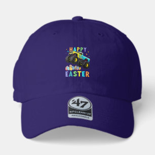 Boys Happy Easter Monster Truck Easter Eggs Toddle 47 Brand Hat
