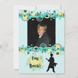 Boys High School Graduation Party Invitation