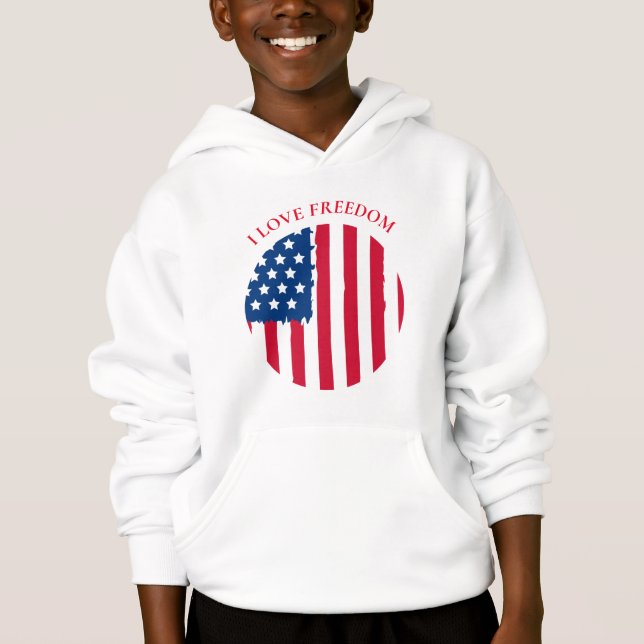 Boys Hoodie-Patriotic Hoodie (Front)
